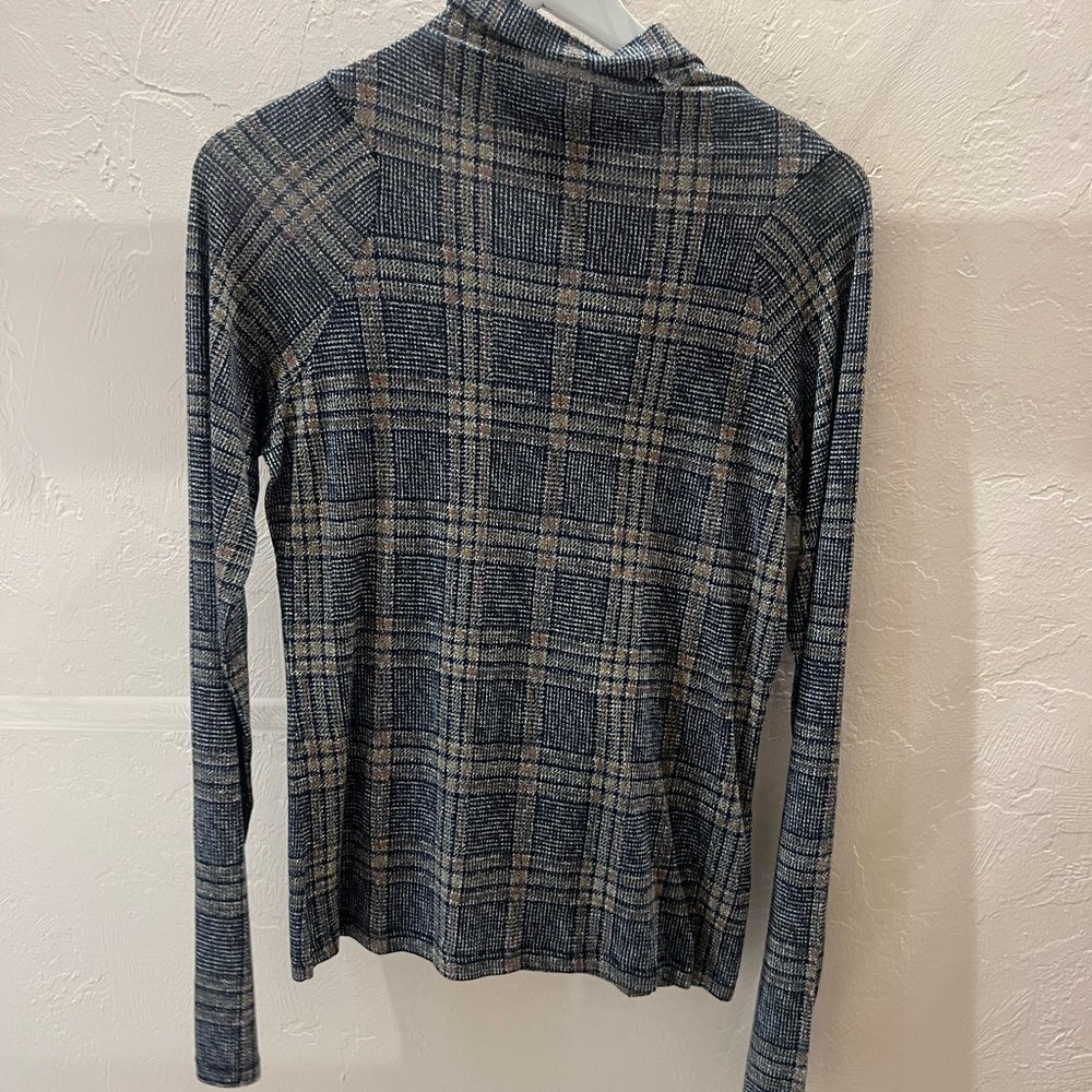 Rag & Bone Shaw Paneled Longsleeve Turtleneck